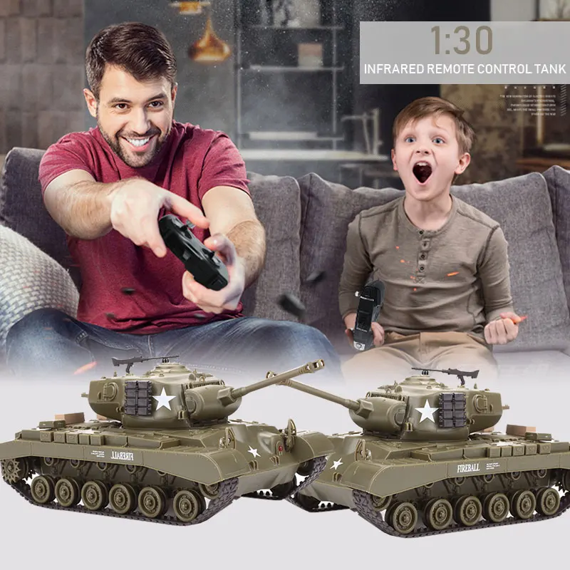 

Tank Car Model Remote Control Tank Outdoors Relax Durable Realistic Beginning Ability Collection Funny Model Brown