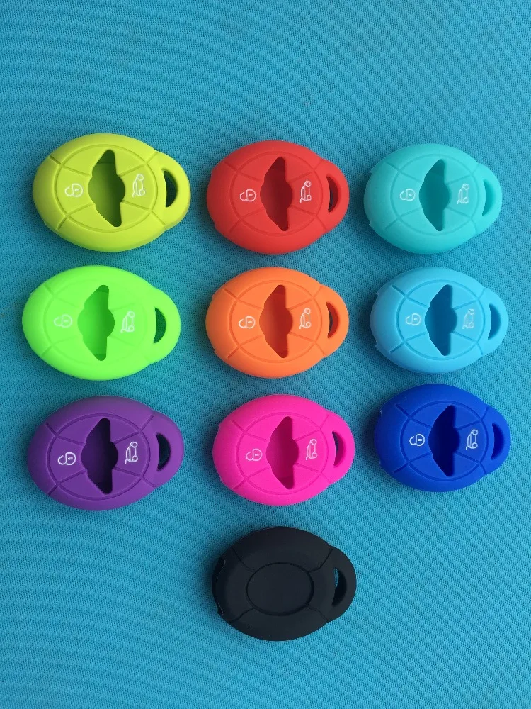 1Pc 2 Buttons Remote Smart Silicone Car Key Case Cover For Bmw Mini Cooper One S R50 R52 R53 Styling Shell Blank Accessories key case,key case cover,car key shell,remote control case cover