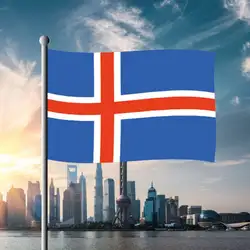 1 шт. Исландия Национальный флаг 60*90 см висит флаги активного отдыха/парад баннер для фестиваля мира по футболу чашки