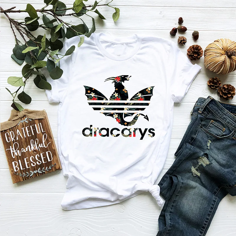 Dracarys рубашка Игра престолов мать драконов Khaleesi футболка для женщин дракон огонь