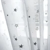 Shining Stars Curtain Baby Room Cartoon Sheer Fabric Transparent Kitchen Small Window Drape Treatment Cortinas T&234#30 ► Photo 1/6