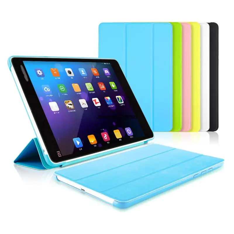 

HOLAZING Tri-fold Thin Stand Smart Sleep Wake up PU Leather Case For Xiaomi MiPad 3 MiPad 2 Mi Pad 3 7.9" Cover Mipad3 Mipad2