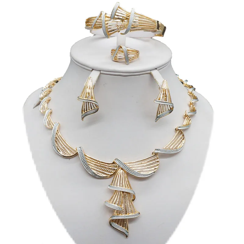 

new design big jewelry sets gold filled jewelry sets bridal jewelry sets fashion jewelry sets women necklace