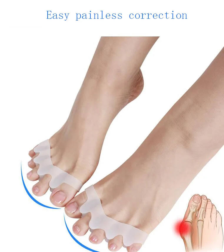 Легкий дышащий силиконовый вальгусный палец безболезненный большой коррекция носка