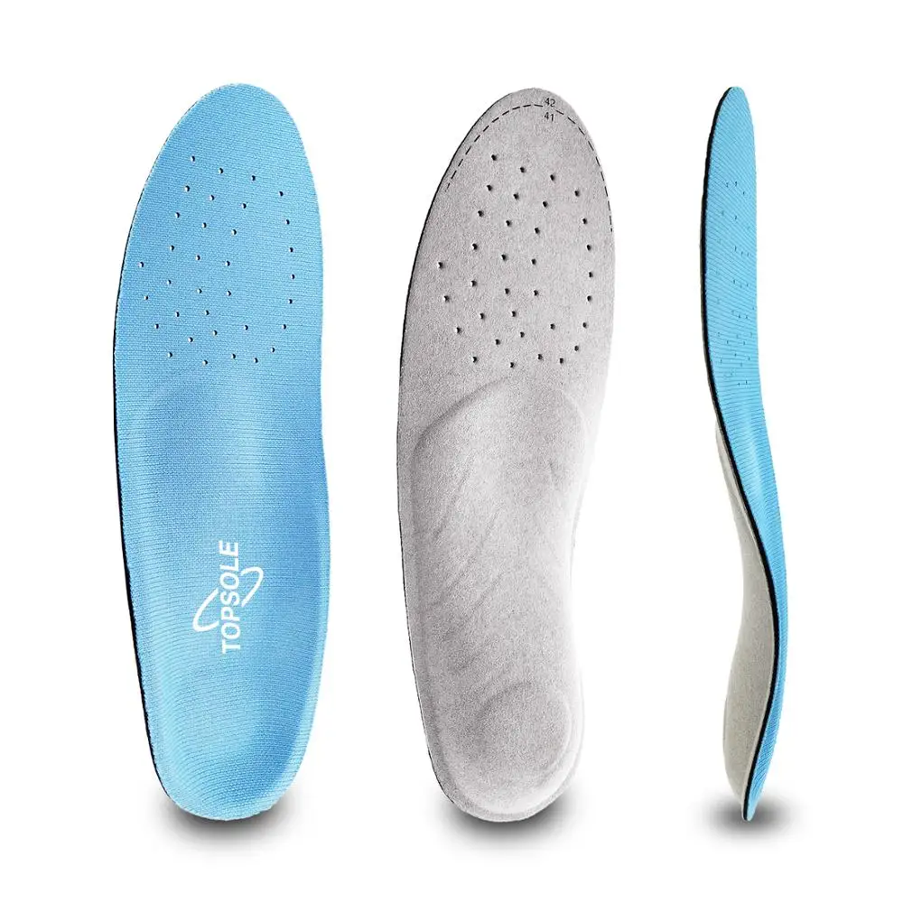 TOPSOLE flat foot insole orthopedic insole arch support foot fasciitis heel pain foot men and women insert sports insole 102