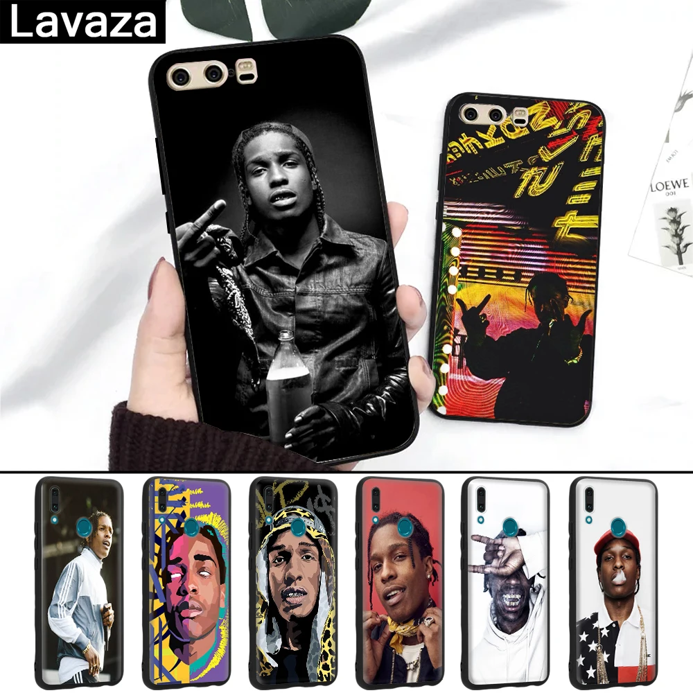

Lavaza ASAP Rocky Rapper Painted Coque Silicone Case for Huawei P8 Lite 2015 2017 P9 2016 Mini P10 P20 Pro P Smart 2019