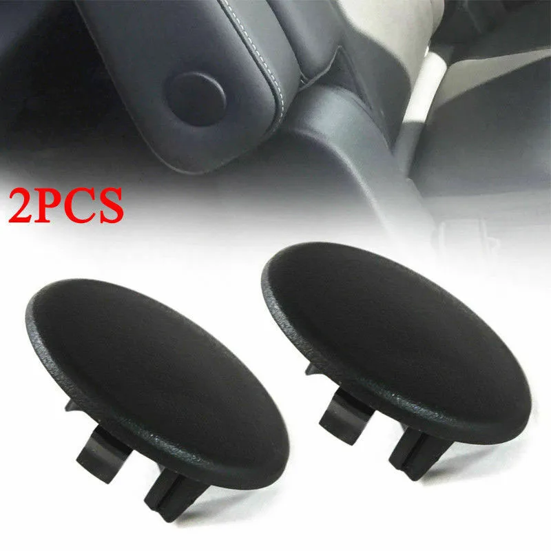 

2pcs Black Rear Armrest Cover Cap high quality Auto Fastener & Clip For Chevrolet Ta'hoe Su'burban G'MC Yu'kon 2007-2014