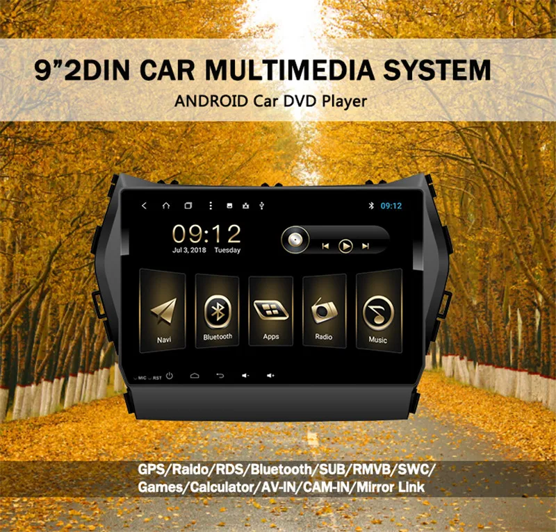record player For Hyundai Santafe 2013