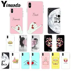 Yinuoda лучшие друзья Coque Shell Телефон чехол для iPhone 7 7plus 5 5Sx 6 8Plus X XS MAX XR чехол