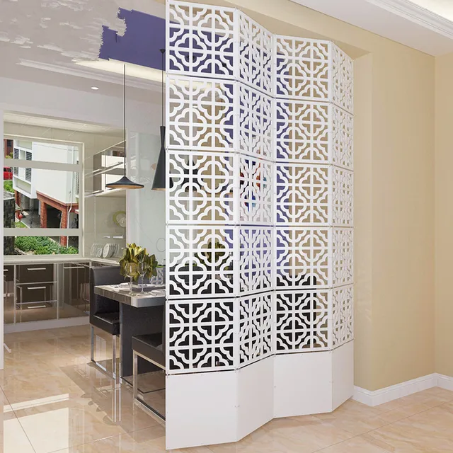 6PCS/LOT 29*29CM Room Divider Screen Partition Modern