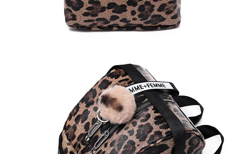 women backpack leopard mini backpack_23