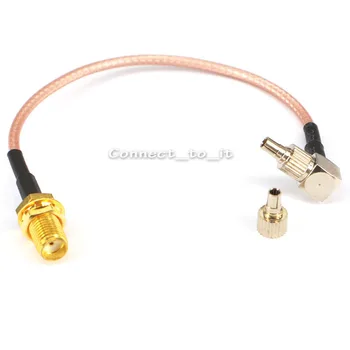 

SMA-F-N-FME to TS9 Male/CRC9 Male Connector Splitter Combiner Cable Pigtail RG316 RG174 15CM 30CM