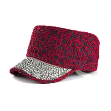 Версия новых кружевных алмазных плоских шапок, бейсболки MS tide cap B0121 LB