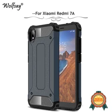 Для Xiaomi Redmi 7A чехол противоударный армированный резиновый Жесткий ПК телефон бампер для Xiaomi Redmi 7A задняя крышка для Xiaomi Redmi 7A Fundas