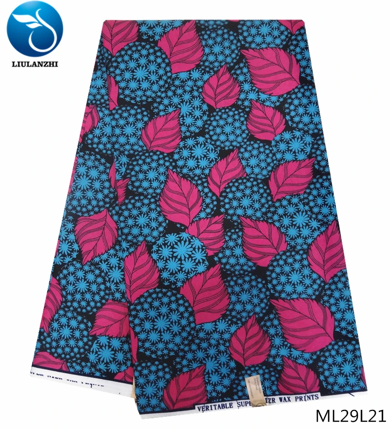 

LIULANZHI nigerian wax fabric 2019 fabric wax for nigerian style ankara fabric wax ML29L19-36