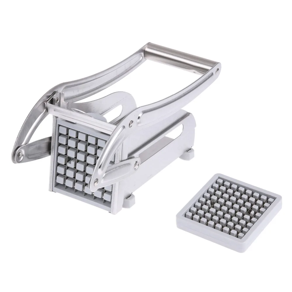  Stainless Steel French Fries Cutters Potato Chips Strip Cutting Machine Maker Slicer Chopper Dicer  - 32916489969