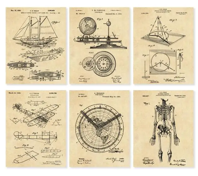 География искусство самолет корабль модель Глобус теллурион времени диаграмма модель обучение скелету помощь патент принты 6 в 1 обратно в школу G1