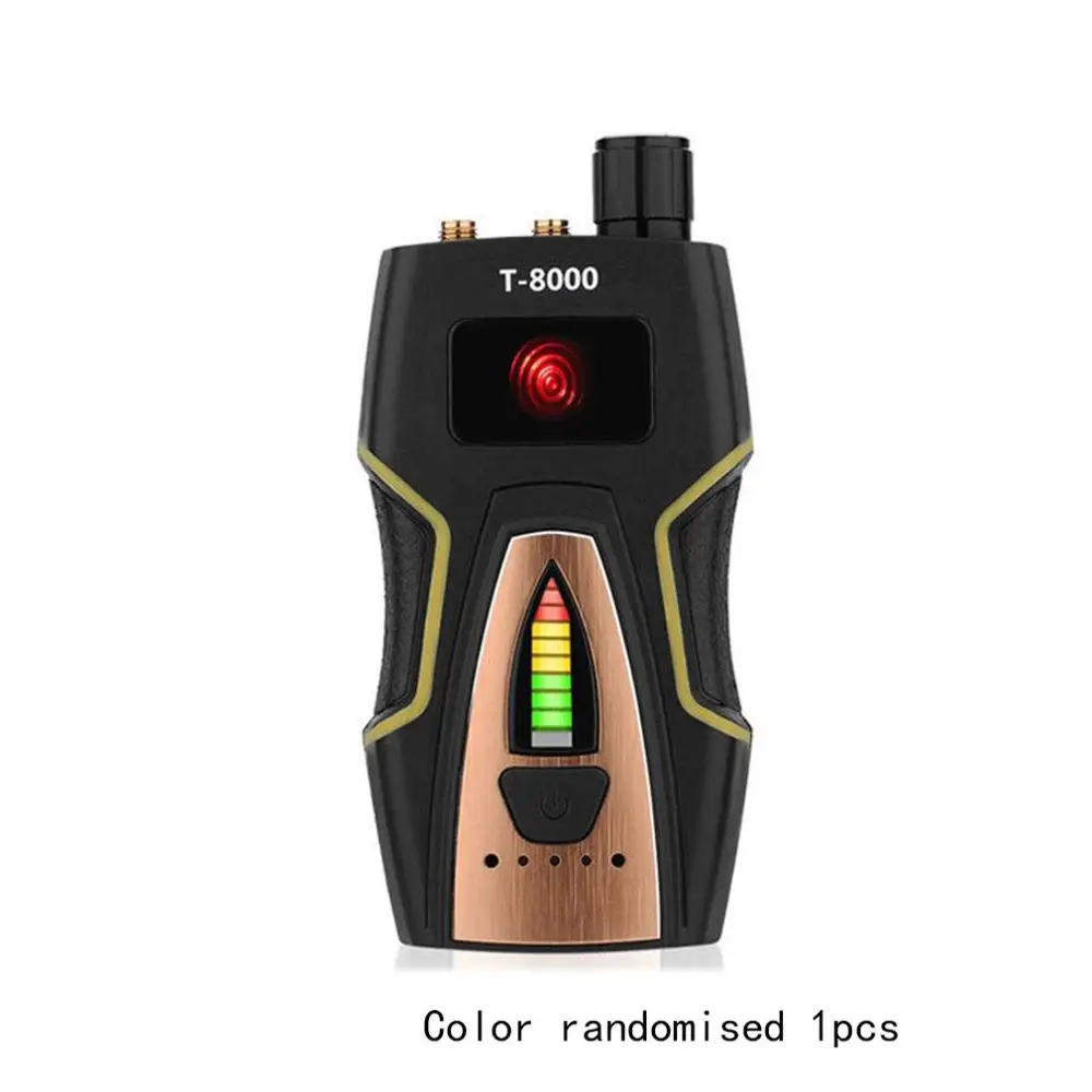 T8000,Anti Spy Hidden Camera Detector RF Bug Detector Wireless Signal Scanner Alarm Security Motion Vibration Sensor
