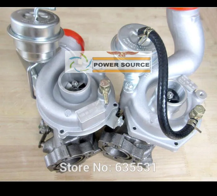 K03 53039880016 53039880017 Twin Turbos Turbocharger For AUDI S4 97-01 A6 99-01 AJK ARE AZB AGB V6 2.7L 265HP