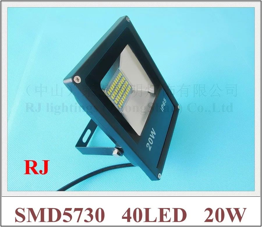 

SMD 5730 LED flood light floodlight spot light lamp outdoor 20W 2000lm SMD5730 40LED (40*0.5W) AC85V-265V IP65 18cm*14cm*5cm