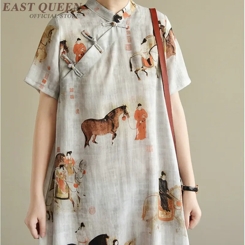 Cheongsam qipao Chinese orienal dress China female traditional Chinese clothing qi pao ladies summer dresses FF1091