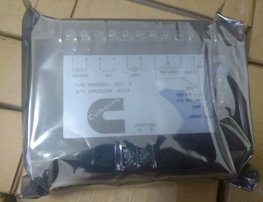 

Generator speed control board: 3098693