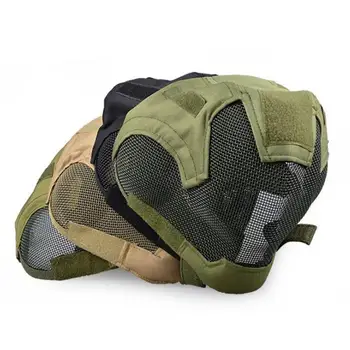 

4-colors Steel Mesh Protective Full Face Mask Outdoor Tactical Hunting CS WG V6