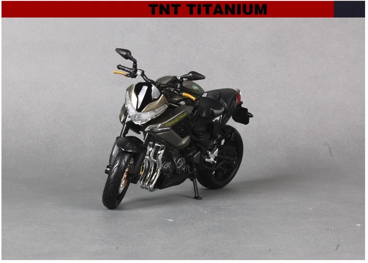 Коллекционная мото модель 1:12 Maisto Benelli TNT Титан серебро/серый мотоцикл литье под