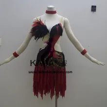 Лидер продаж! kaka-l140237, Для женщин Одежда для танцев, Обувь для девочек бахрома Костюмы для латиноамериканских танцев платье, сальса платье Танго Самба Румба Чача платье, Костюмы для латиноамериканских танцев для танцев