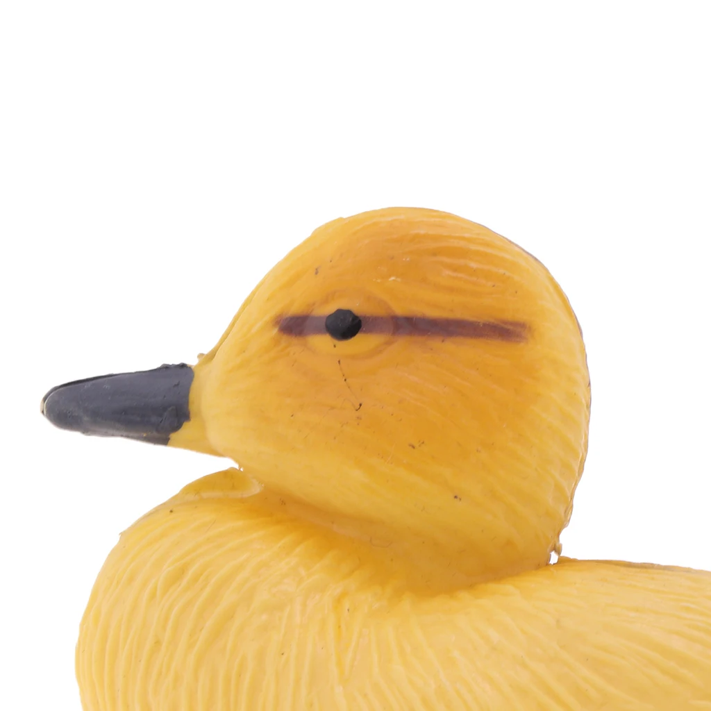 1 Pcs Baby Duckling Floating Hunting Decoy Duck Mallard Plastic Ornament Pond Yard Garden Duck Decoys Garden Yard Lake Decor