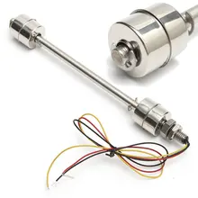 1PC 200mm Liquid Float Switch Water Level Sensor Stainless Steel Double Ball Sensors Electronic Components