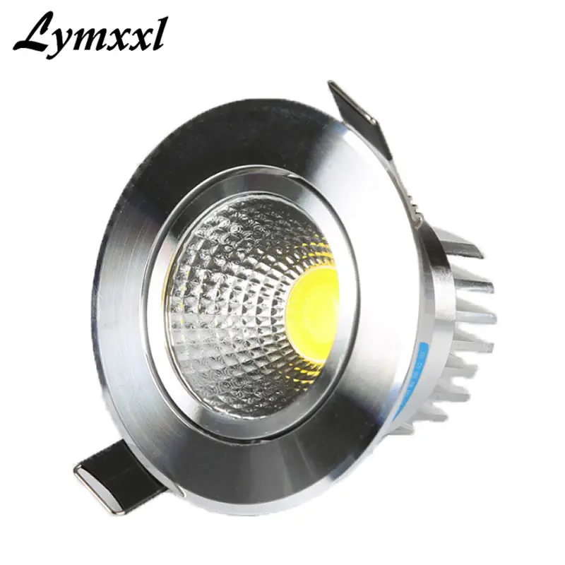 

Led Cob Downlights Dimmable 10W 700lm Silver shell CRI85 110v 220v 12v Led Recessed Ceiling lamp Cabinet Spot Light For Home