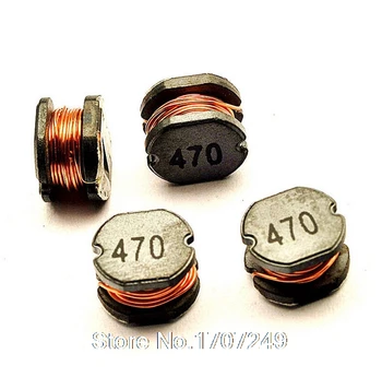 

Free Shipping 100pcs/lot CD75 47UH Winding type Power Inductors SMD Power Inductor M73 (Marking: 470)