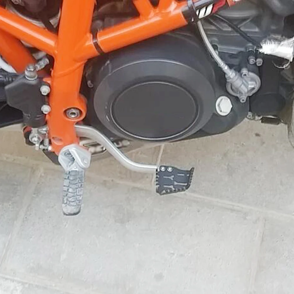 

Motorcycle Stainless Steel Cleats Rear Brake Pedal Step Tip For KTM 990 Adventure R ADV 990 2006 2007 2008 2009 2010 2011 2013