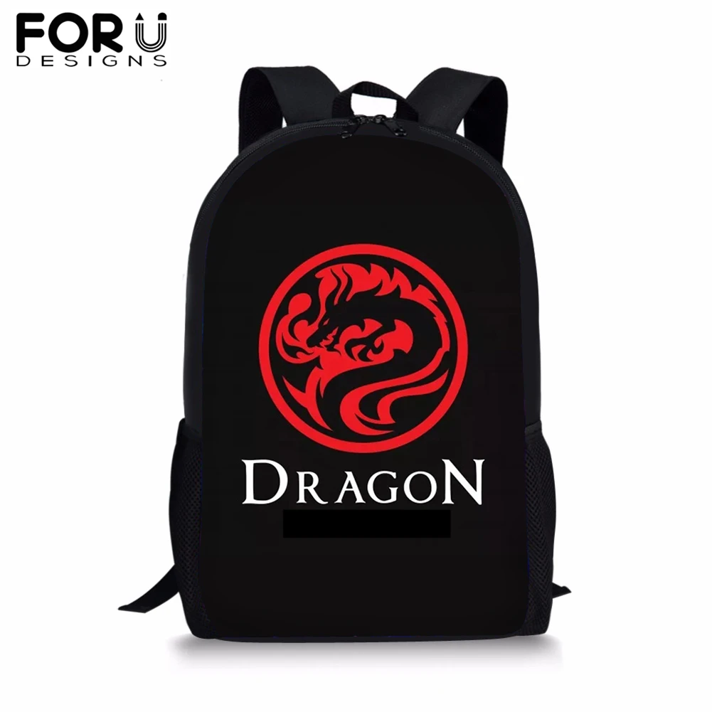 

Game of Thrones Dracarys Print School Backpack for Students Boy Girls Bookbag Baby Kids 16 inch Orthopedic Backpack 2019