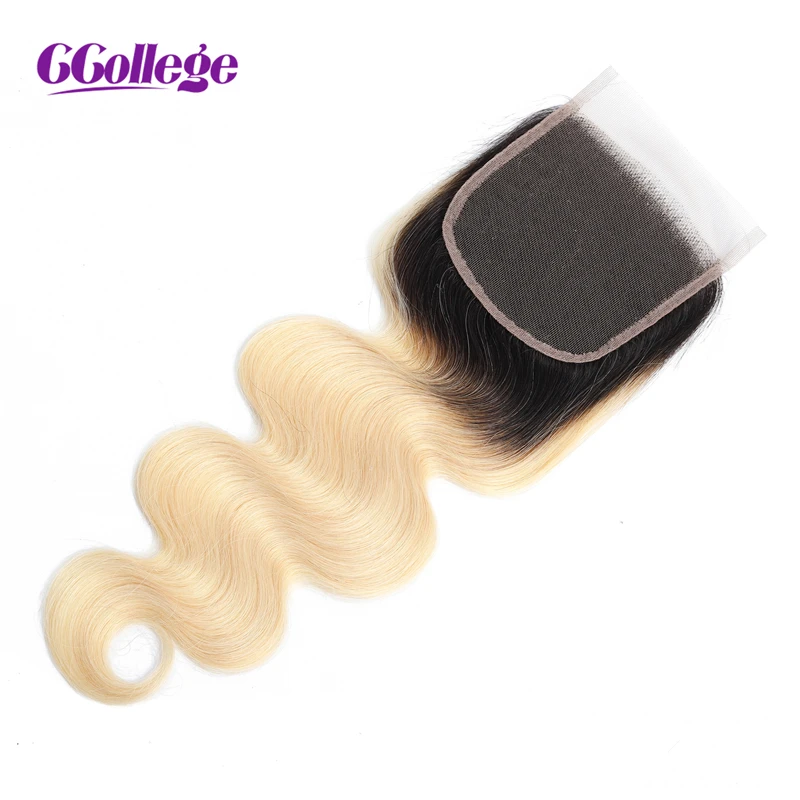 Ombre Hair 3 Bundles and Closure 2 Tone Dark Roots 1B/613 Ombre Blonde Brazilian Body Wave Remy Human Hair Bundles with Closure Ombre Hair 3 Bundles and Closure 2 Tone Dark Roots 1B/613 Ombre Blonde Brazilian Body Wave Remy Human Hair Bundles with Closure