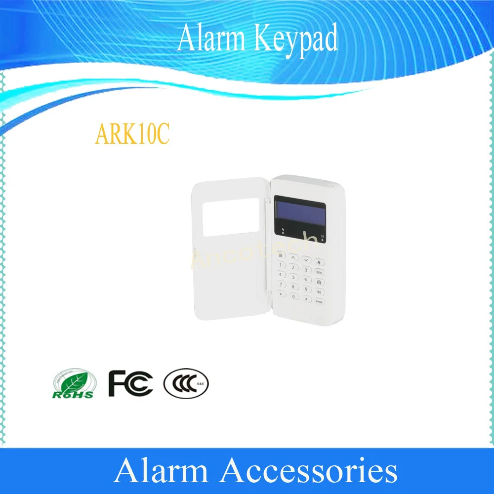 

Free Shipping DAHUA Security Alarm System Wired Alarm Keypad DHI-ARK10C