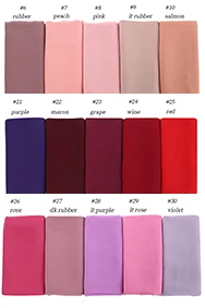 

Big Size High Quality Bubble Chiffon Women Muslim Hijab Scarf Shawl Wrap Solid Plain 47 Colors