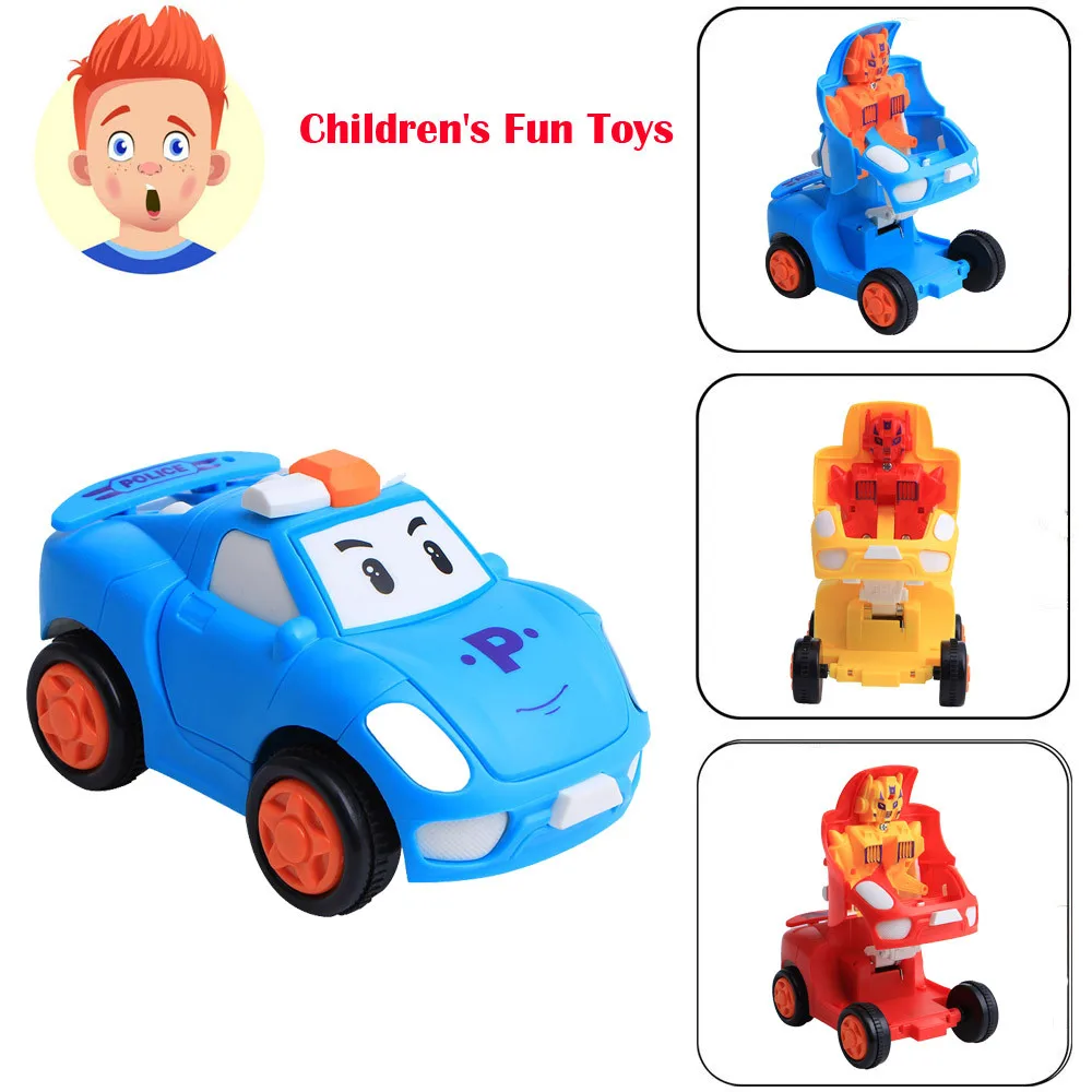

Cars Transformers Action Figure Model Robot Toy Transform Pull Back Cars Toys