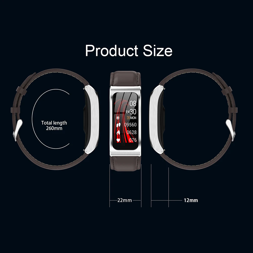 AK12 смарт-браслет часы монитор сердечного ритма во время сна кровяное давление фитнес-трекер Smartband