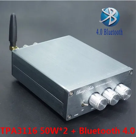 

BL10A DC12-25V 50W+50W TPA3116 Bluetooth CSR8630 4.0 Hifi Audio Digital Power Amplifier With LM1036 tone function amplifier