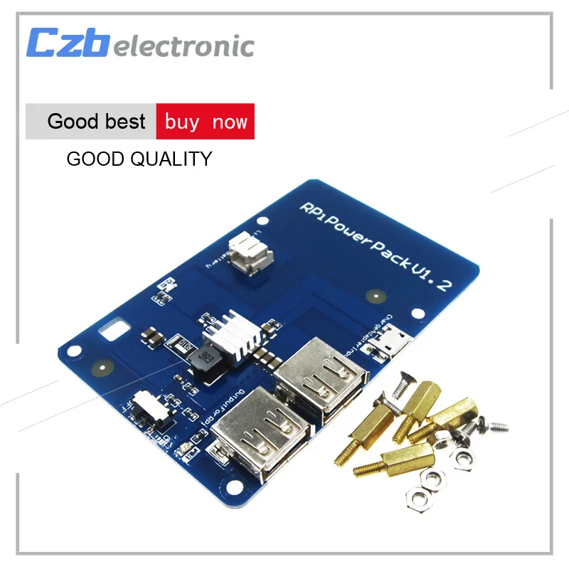 Raspberry Pi 3 Power Supply Module Board Dual Double USB For LCD Screen ...