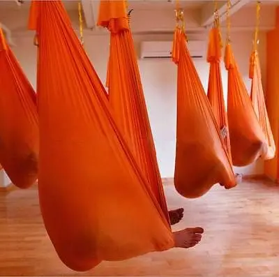 

2000 Lb Elastic Flying Yoga Swing Hammock Aerial AntiGravity Inversion Strap