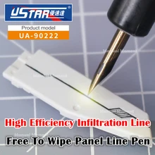 USTAR UA 90222 Model Panel Line Accent Color Specific Pen Free To Wipe DIY Hobby Model