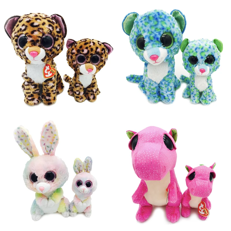 

SIMCASTLE 25cm plush Doll Large Twinkle Stuffed Animals Toy Series Rabbit Dinosaur Puppy Owl Cotton Soft Unicorn Toy for Kids