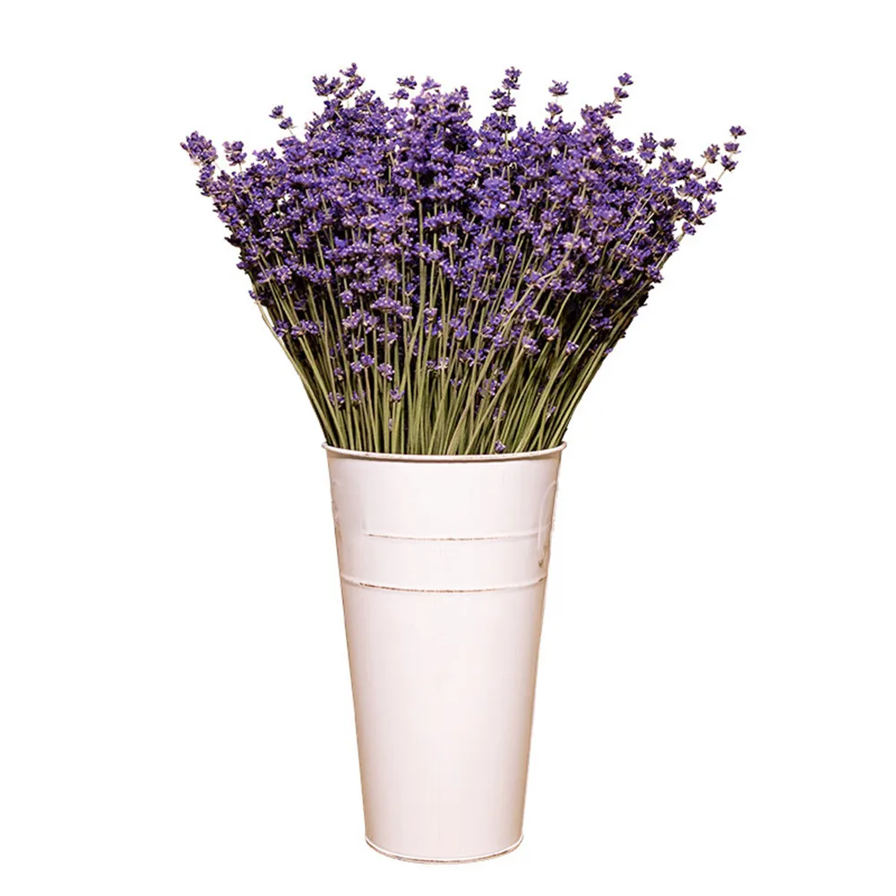 Flower Vase for Home Decor Artificial Flowers Romantic Provence Lavender Wedding 