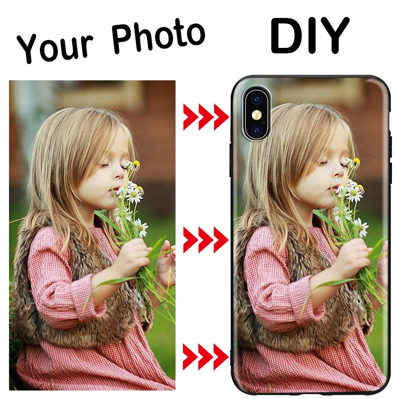 Персонализированные Фото Чехлы для телефона чехол для iPhone 11 pro max 5se 6 6s 7 7plus 8 8plus X Xs XsMax XR дизайн по индивидуальному заказу - Цвет: DIY