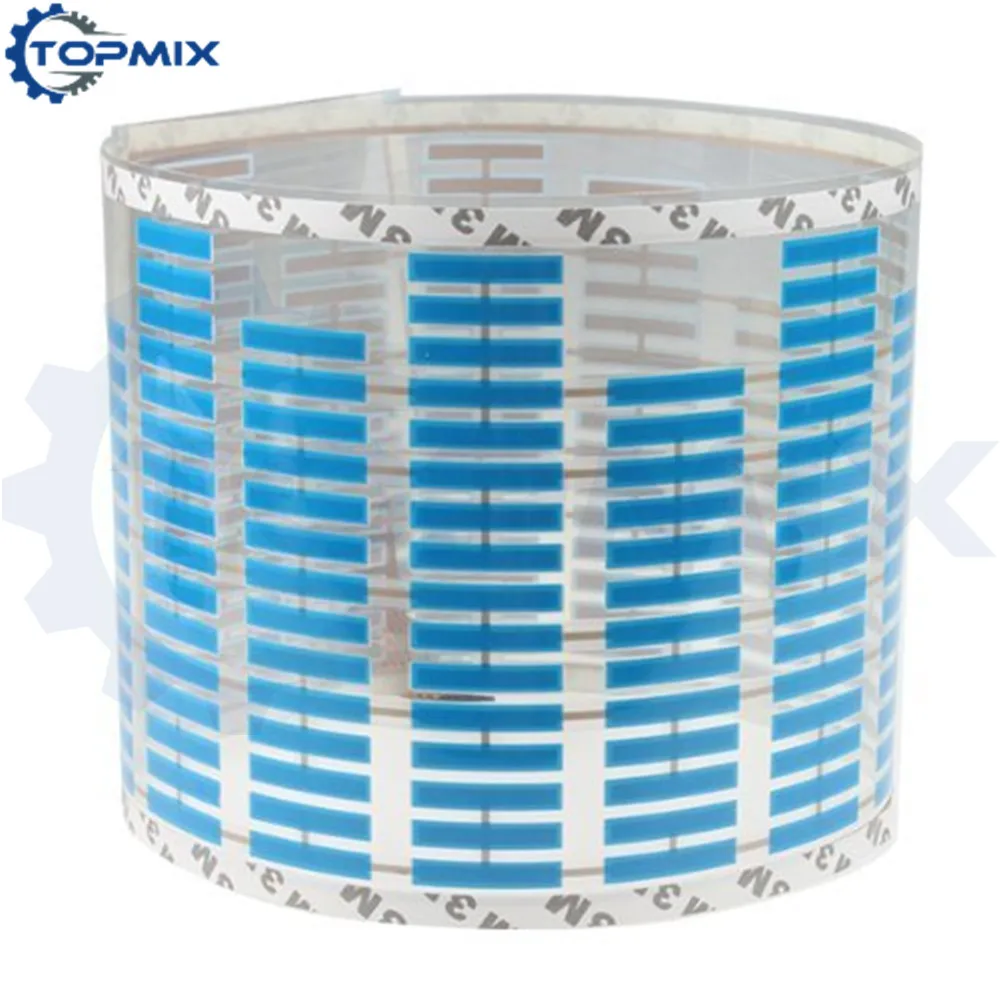 

Blue Car Music Rhythm LED Flash Light Sound Activated Equalizer Auto Car Sticker 45X11CM