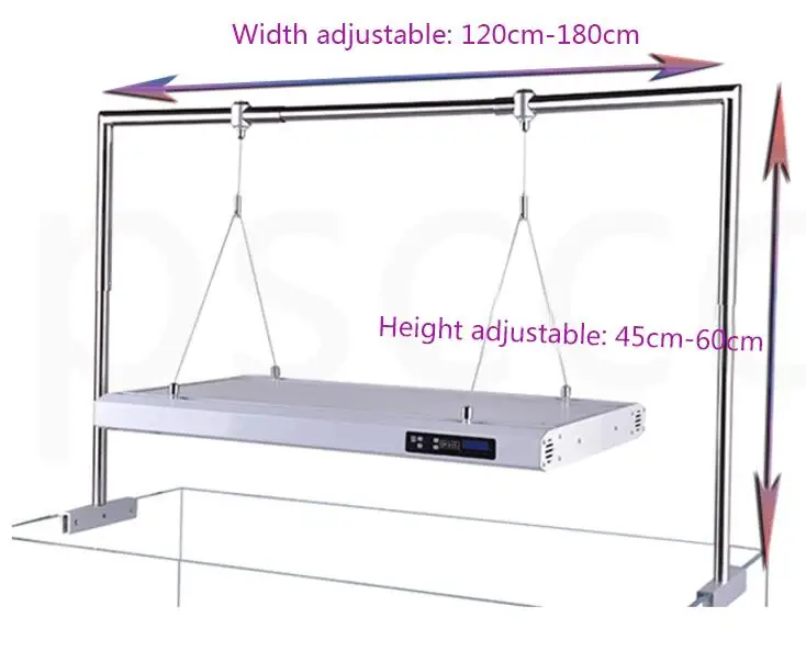 Каркас лампы для аквариума, галогенная лампа, светодиодный светильник T5, подвес для ламп, опорная рама из алюминиевого сплава - Цвет: S2 Hanger 120-180cm