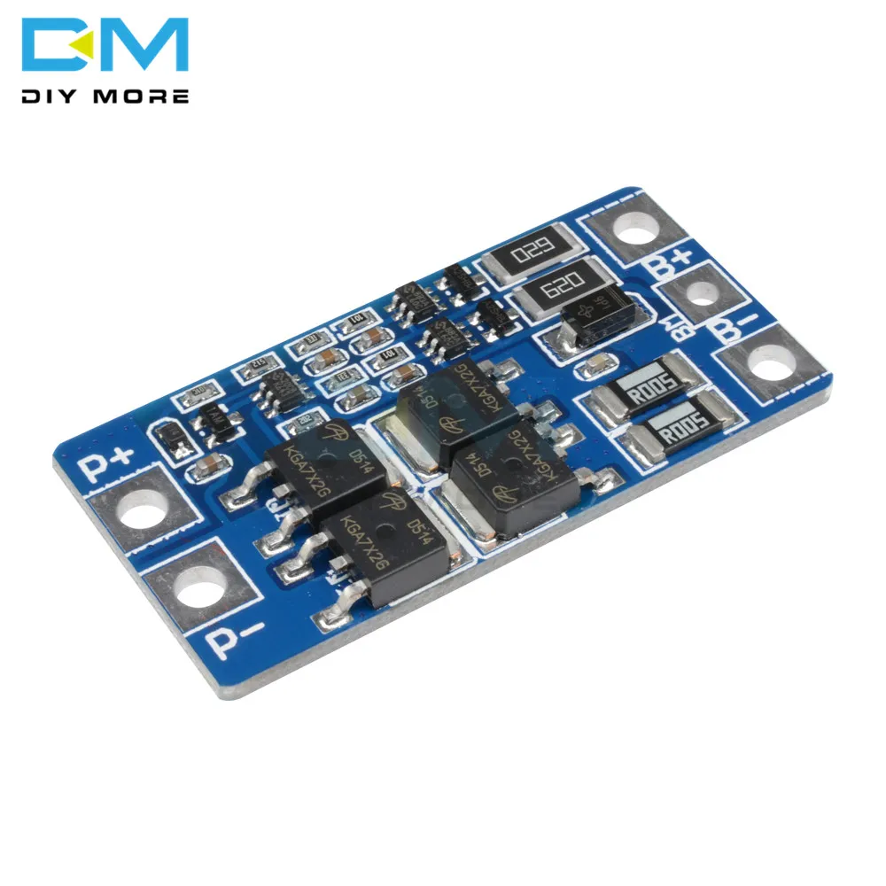 10 шт. 2S 10 А 8,4 в 7,4 В 18650 литий-ионный Lipo модуль защиты зарядного устройства BMS PCM 2 ячеек баланс функция защиты платы